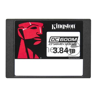 Накопитель SSD Kingston SSD DC600M, 3840Gb, SATA III, 2.5", R/W 560/530