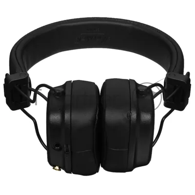 Беспроводные/проводные наушники Marshall Major IV черный, накладные, Bluetooth + проводной, беспроводная зарядка, до 80 ч