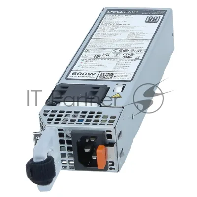 Блок питания Single, Hot-plug, Power Supply, 600W for R350/R450/R550/R650XS/R660/R750XS/R760XS