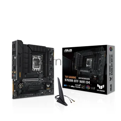 Материнская плата ASUS TUF GAMING B760M-BTF WIFI D4, LGA1700, Intel B760, 4xDDR4, 4xSATA, 3xM.2, 2xPCIe x16, 1xPCIe x1, DisplayPort, HDMI, 1x2.5Gb LAN, USB Type-C, 3x3.5 мм, 7.1, microATX