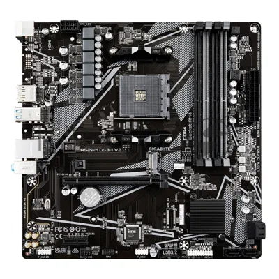 Материнская плата GIGABYTE A520M DS3H V2, AM4, AMD A520, 4xDDR4, 4xSATA, 1xM.2, 1xPCIe 3.0 x16, DisplayPort, HDMI, 1x1Gb LAN, 3x3.5 мм, 7.1, microATX