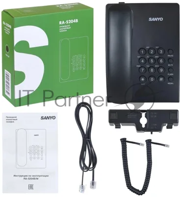 Телефон проводной SANYO RA-S204B черный