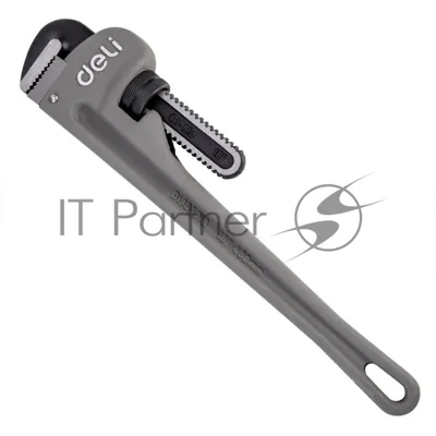 Трубный ключ Стиллсона облегченный Deli DL105018 405мм, максимальное открытие 60мм, Cr-Mo + алюминиевый сплав