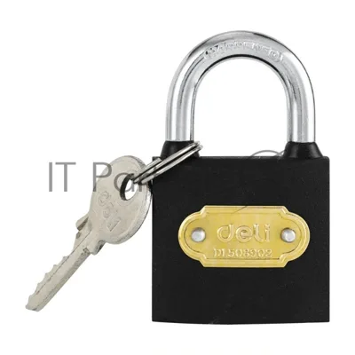 Замок навесной Deli DL508902 стальной, 38мм