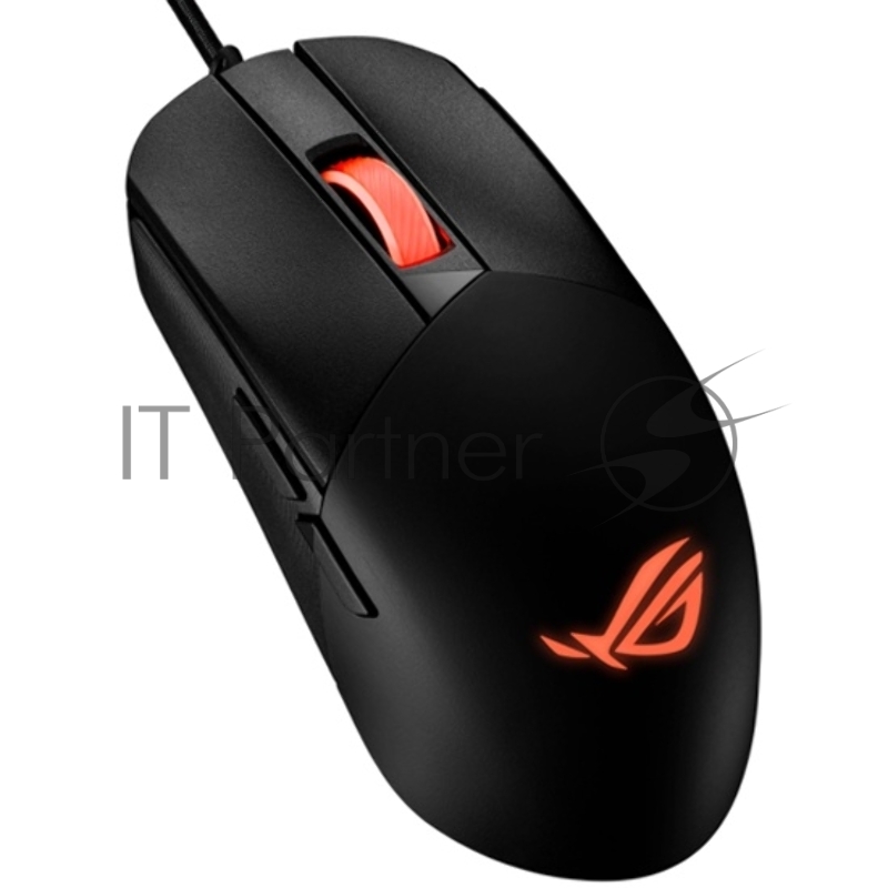 Мышь проводная ASUS P518 ROG STRIX IMPACT III черный, 12000 dpi, USB, кнопки - 5