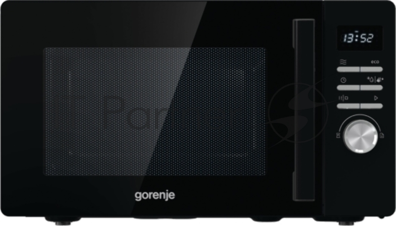 Микроволновая печь Gorenje MO23A3BH черный, 23 л, 800 Вт, переключатели - кнопки, поворотный механизм