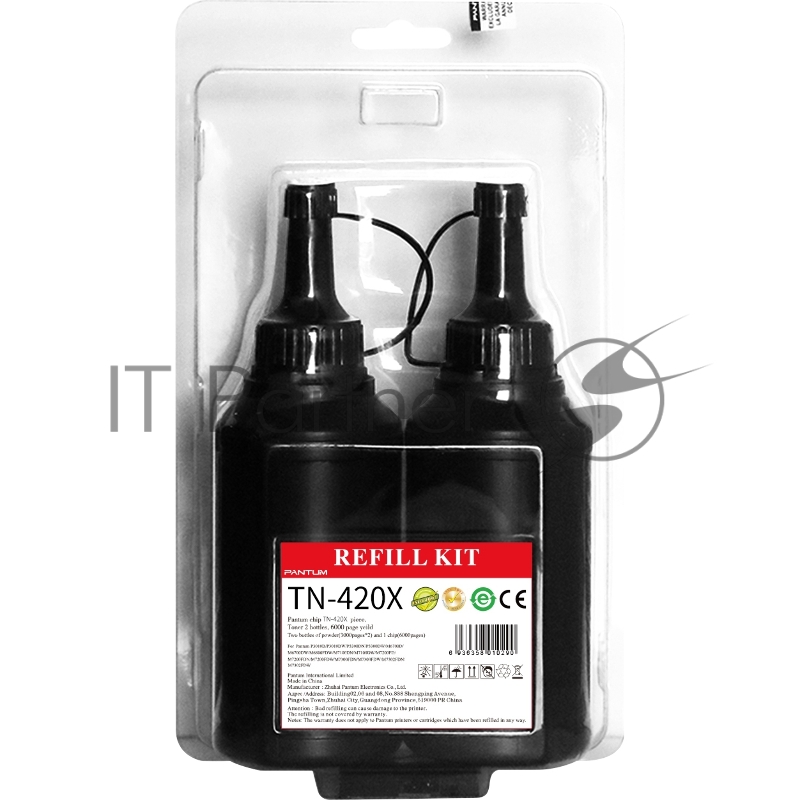 Заправочный комплект Pantum TN-420HP для P3010/P3300/M6700/M6800/M7100/M7200 (комплект на 3000к.+ чип)