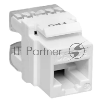 Модуль Keystone TERACOM PRO Cat.5E RJ-45 неэкранированный 110 IDC 180 градусов белый