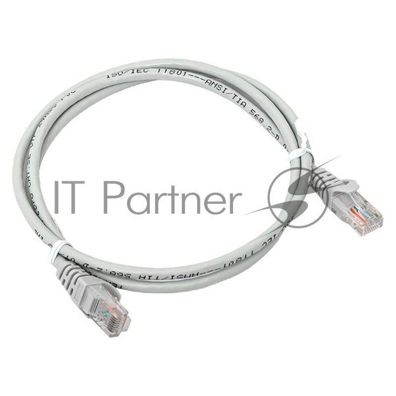 Патч-корд TERACOM PRO Cat.5E неэкранированный UTP оболочка PVC серый (1.0м)