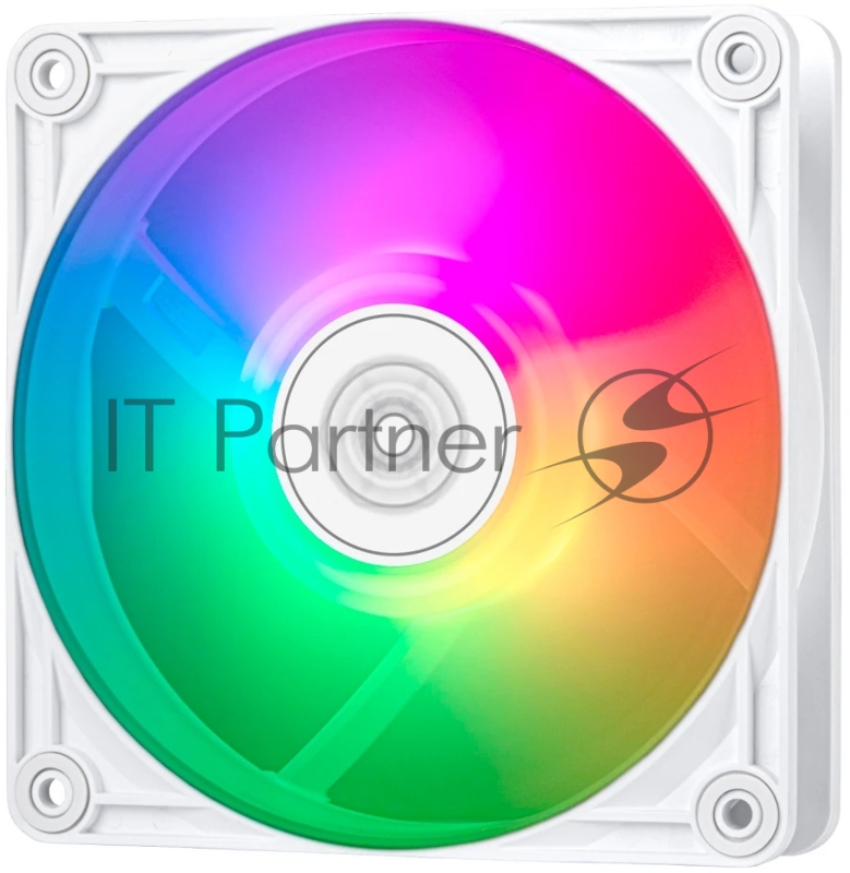 Вентилятор для корпуса Silverstone VISTA 120 ARGb белый, 120 мм, 2000 об/мин, 30.6 дБ, 4 pin