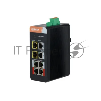 Коммутатор Dahua DH-IS4207-4GT-120 5G 2SFP 4PoE 120W неуправляемый