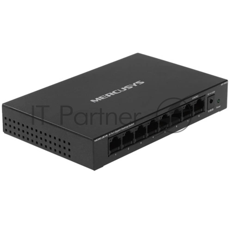 Коммутатор Mercusys MS108GS, 8×1 Гбит/с, неуправляемый