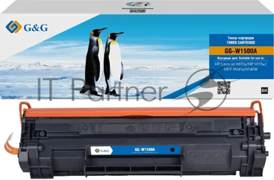 Картридж лазерный G&G GG-W1500A (W1500A) черный (975 стр.) для HP LaserJet M111a/M111w/MFP M141a/M141W