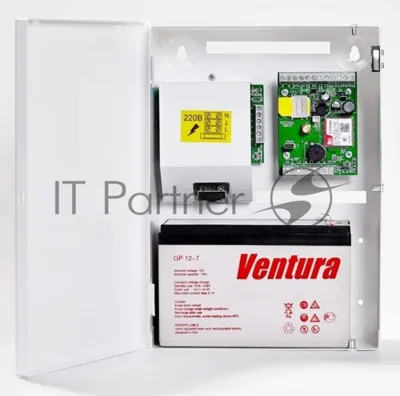 Устройство оконечное объектовое приемно-контрольное c GSM коммуникаторомS800-2GSM-SBK25-W Нано 8 (под АКБ 7Ач, белый)