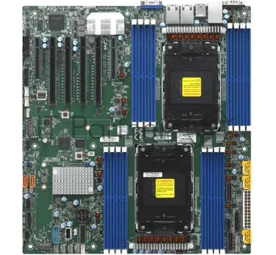 Серверная платформа SuperServer SYS-621P-TRT (X13DEI-T, CSE-825BTS-R1K23LPP1) (LGA-4677, Intel® C741, 16xDDR5 Up to 4TB ECC RDIMM, 8x3.5" SATA3/SAS/4*NVME, Optional DVD-ROM drive, optional support: 2 fixed 2.5" SATA,SAS/SSD/HDD, 2 M.2 NVMe, 2x 10GbE port(s), 4 PCIe 5.0 x16 LP, 2 PCIe 5.0 x8 LP, 1200W Redundant Power)