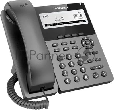 Телефон IP Flyingvoice P22G серый (упак.:1шт)
