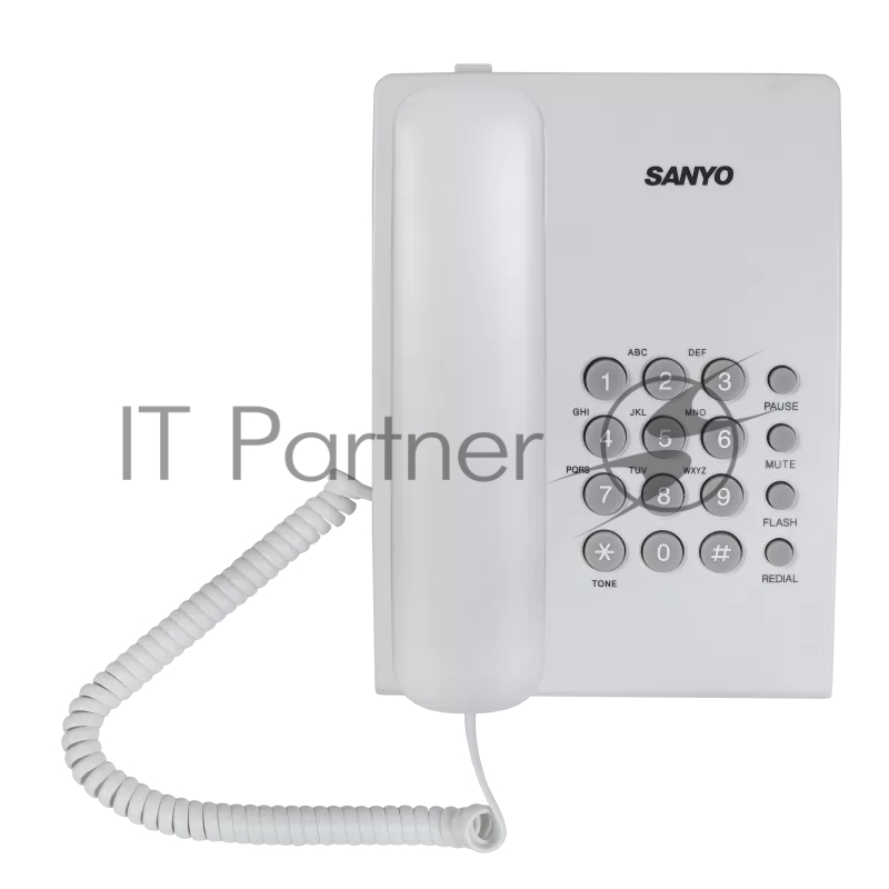 Телефон проводной SANYO RA-S204W белый