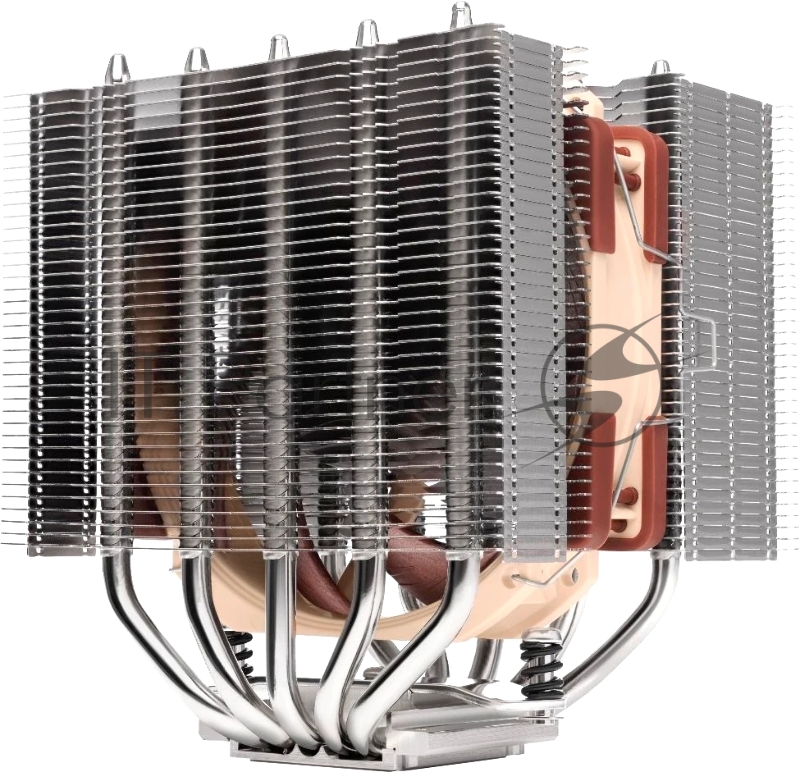 Кулер для процессора Noctua NH-D12L, 120 мм, алюминий/медь, 2000 об/мин, 22.6 дБ, 4-pin PWM, 148 Вт, высота 145 мм, без подсветки