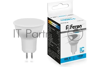 Лампа светодиодная Feron LB-960 (38190) 13 вт 230в G5.3 дневной