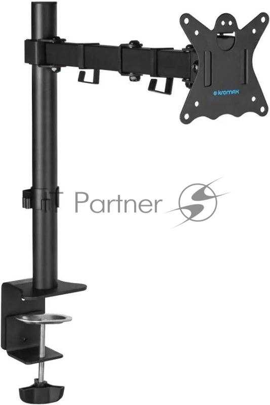 Кронштейн для монитора Kromax CASPER-507 черный 4 шт/уп. 10"-34", max 10 кг, 6 ст св., нак. ±80°, пов. 360°, max VESA 100x100 мм.