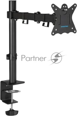 Кронштейн для монитора Kromax CASPER-507 черный 4 шт/уп. 10"-34", max 10 кг, 6 ст св., нак. ±80°, пов. 360°, max VESA 100x100 мм.