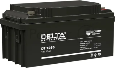Аккумуляторная батарея Delta DT 1265 напряжение 12В, емкость 65А·ч (350х167х179мм)