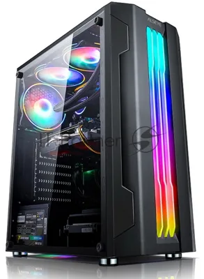 Компьютерный корпус ALSEYE Auro 3.0-B Mini-ITX/Micro ATX/ATX, USB 2.0*2+HD Audio+USB 3.0*1, ";H.D.D.(3.5";)*2pcs+S.S.D(2.5";)*2pcs, 354*185*413мм";