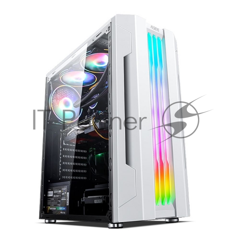 Компьютерный корпус ALSEYE Auro 3.0-W Mini-ITX/Micro ATX/ATX, USB 2.0*2+HD Audio+USB 3.0*1, ";H.D.D.(3.5";)*2pcs+S.S.D(2.5";)*2pcs, 354*185*413мм";