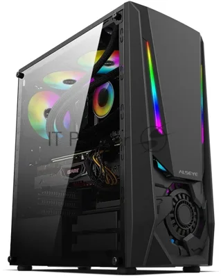 Компьютерный корпус ALSEYE Reactor-B Mini-ITX/Micro ATX/ATX, USB 2.0*2+HD Audio+USB 3.0*1 USB 2.0*2+HD Audio+USB 3.0*1