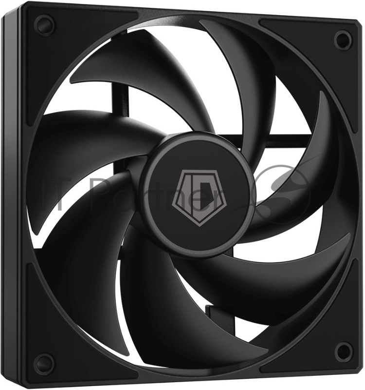 Вентилятор для корпуса ID-Cooling AF-125-K черный, 120 мм, 2000 об/мин, 29.85 дБ, 4 pin