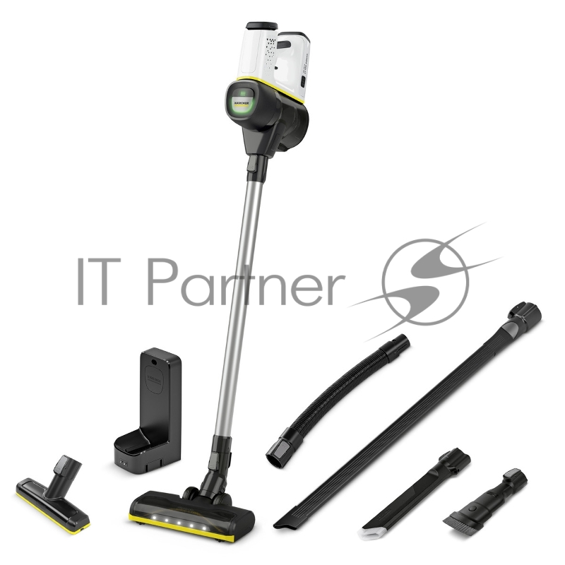 Пылесос вертикальный Karcher VC 6 Cordless ourFamily Car черный/белый, питание от аккумулятора, 250 Вт, уборка сухая, пылесборник 0.8 л, работа от АКБ max 50 мин