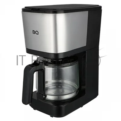 Кофеварка капельная BQ CM2007 стальной/черный, исп. кофе - молотый, 1.25 л, 750 Вт