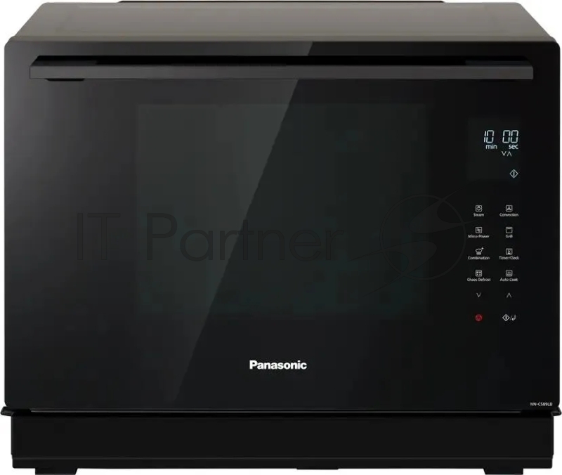 Микроволновая печь Panasonic NN-CS89LBZPE черный, 31 л, 1000 Вт, переключатели - сенсор