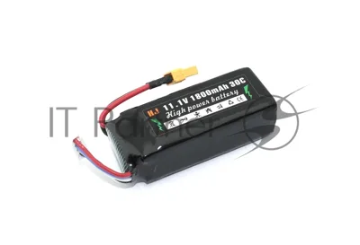 Портативный аккумулятор Li-Pol 11.1v 802555 1800mAh разъем XT30-Plug