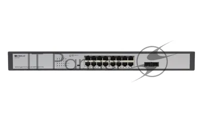 Коммутатор ORIGO OS2218FP/200W/A1A, 16×1 Гбит/с PoE + 2×1 Гбит/с SFP, неуправляемый