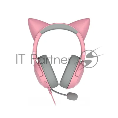 Гарнитура Razer Kraken Kitty V2 Quartz розовый, проводная, USB, подсветка