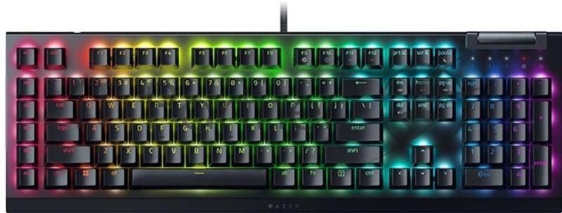 Клавиатура Razer BlackWidow V4 X Green Switch проводная, USB Type-A, чёрный (РУ раскладка)