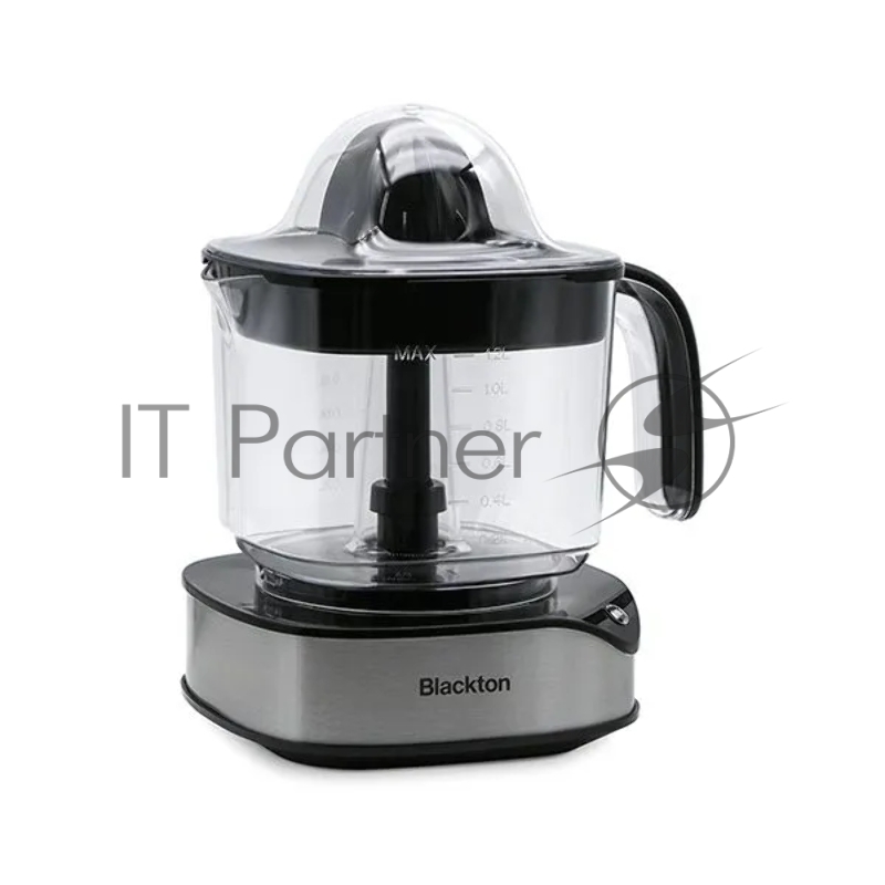 Соковыжималка Blackton Bt J1113 черный/стальной, цитрусовая, 40 Вт, 1200 мл, механическое