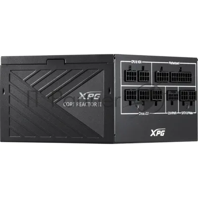 Блок питания ADATA XPG Core Reactor II 850 (COREREACTORII850G-BKCEU), 850Вт, 80 PLUS Gold, 120мм, модульный, черный