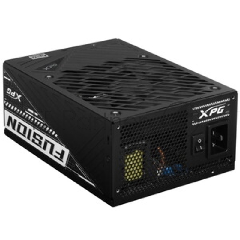 Блок питания XPG FUSION 1600 TITANIUM, 1600Вт, 80+ Titanium, 135мм, модульный, черный