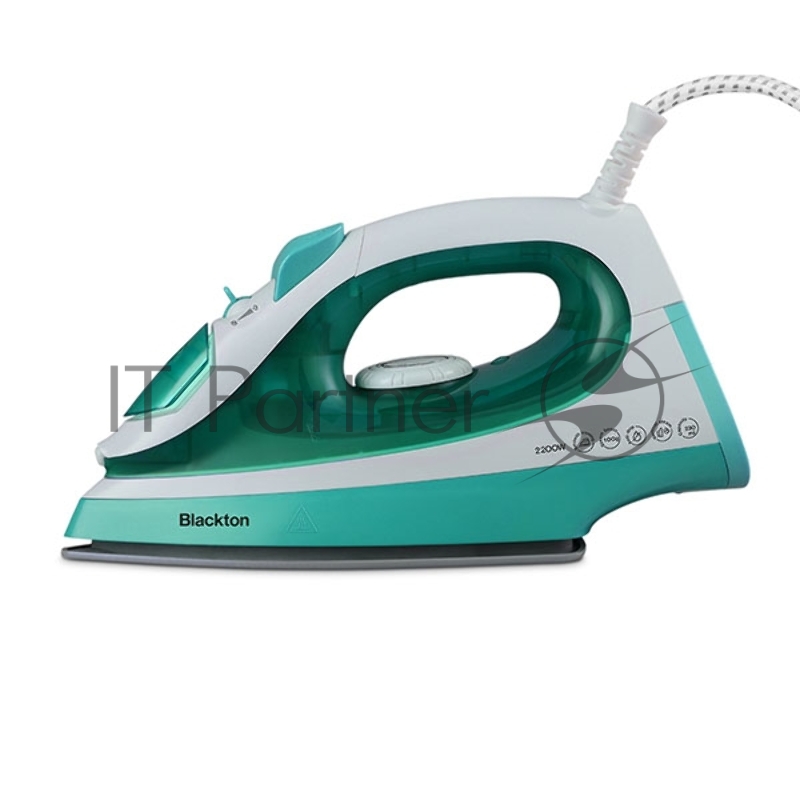 Утюг Blackton Bt SI3112 белый/зеленый, 2200 Вт, 20 г/мин, 100 г/мин, 230 мл
