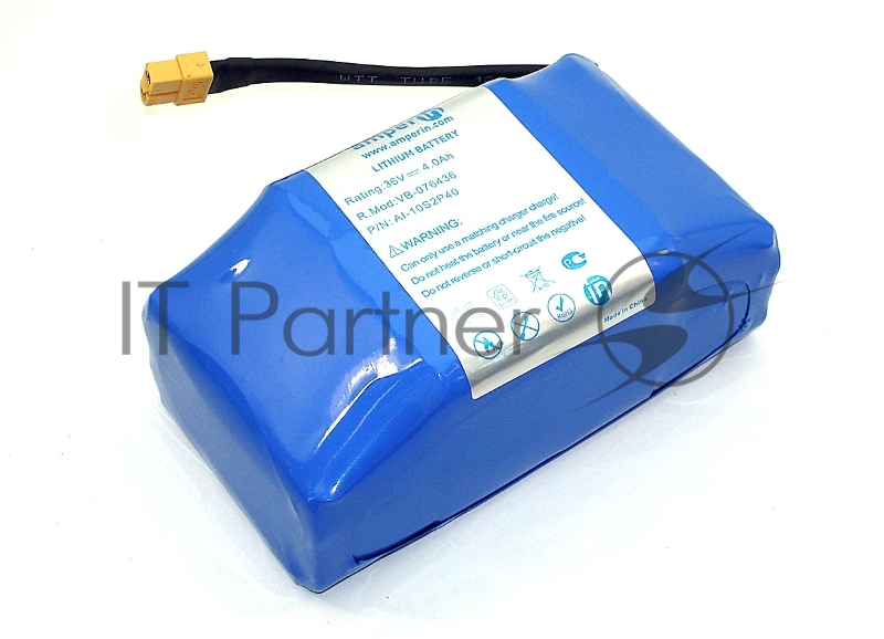 Аккумулятор Amperin 10S2P для гироскутера 36V 4.0А·ч Li-ion