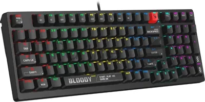 Клавиатура проводная A4Tech Bloody S98 (S98 черный) USB черный