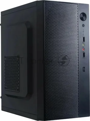 Компьютерный корпус Accord ENTRY ACC-242B черный без БП mATX 2xUSB 2.0 audio