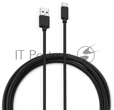 Кабель Buro BU-USB-AC-1M-3A USB (m)-USB Type-C (m) 1м черный
