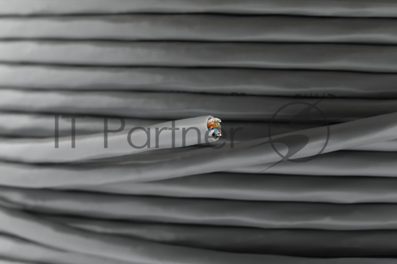 Кабель сетевой Buro BU-COP-055-FTP FTP 4 пары cat6 solid 0.55мм Cu 305м серый