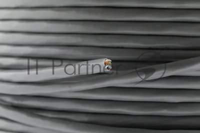 Кабель сетевой Buro BU-COP-055-FTP FTP 4 пары cat6 solid 0.55мм Cu 305м серый