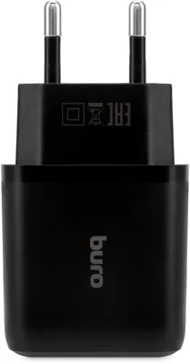 Сетевое зарядное устройство Buro BUWH1 15.5W 3.1A 2xUSB универсальное черный