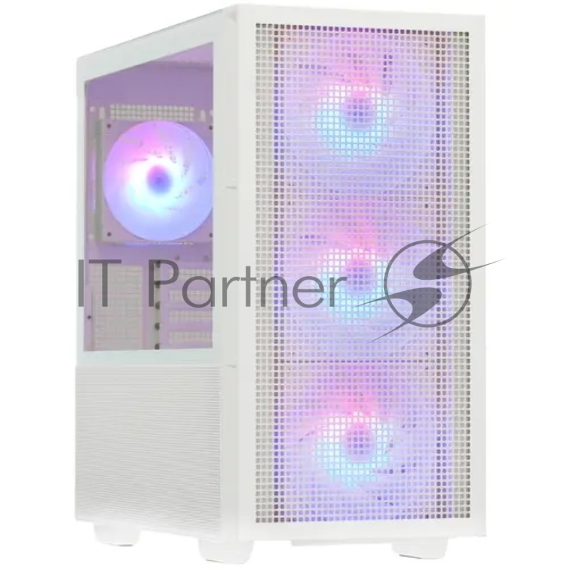 Компьютерный корпус Deepcool CH560 WH без БП, боковое окно (закаленное стекло)