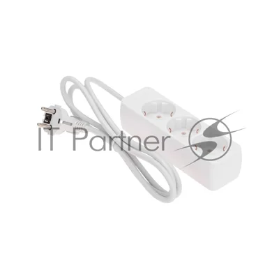 Удлинитель PROconnect 3 гнезда, 1,5 м, 3х0,75 мм², с/з, белый